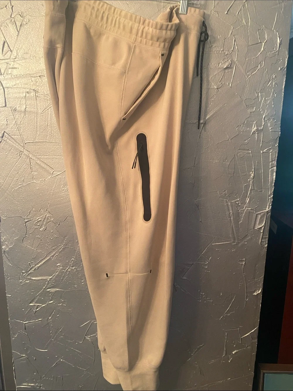 Nike Women's Tan Hooded Zip Jacket with Matching Joggers Set